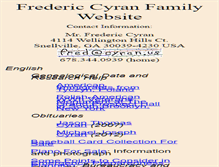 Tablet Screenshot of cyran.us